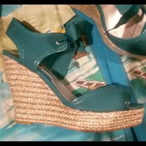 WHBM wedge sandal - new condition
